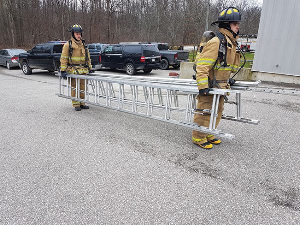 Back To Basics Ladder Dating When To Use Two Firefighters Fire